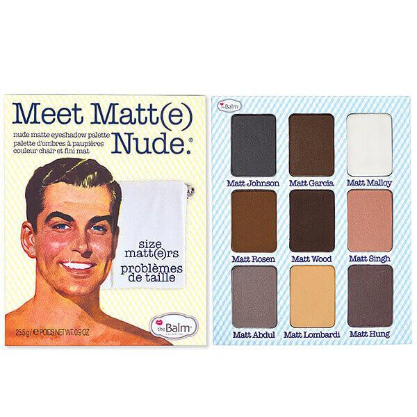 The Balm Cosmetics - Meet Matt(e) Nude - Nude Matte Eyeshadow Palette Image