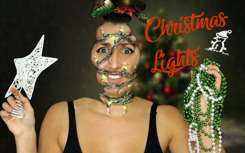 flugt tack kantsten Tangled Christmas Lights - Sarah Magic Makeup