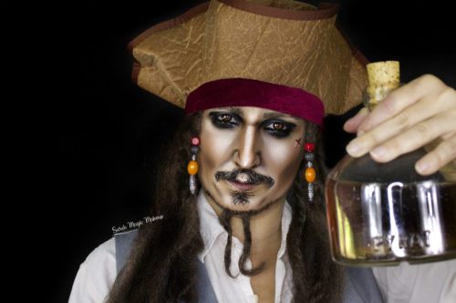 Captain Jack Sparrow Makeup - Sarah Makeup