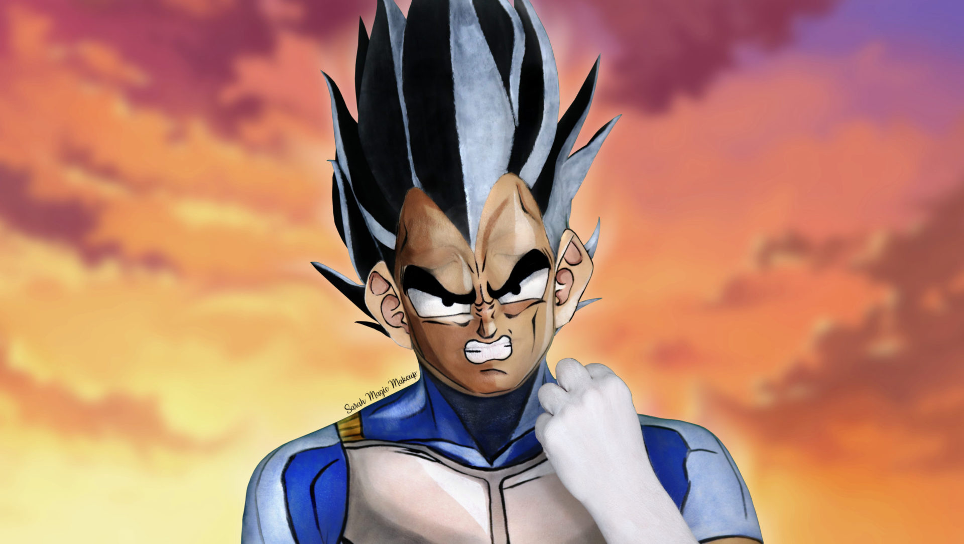 Prince Vegeta on fake skin.…